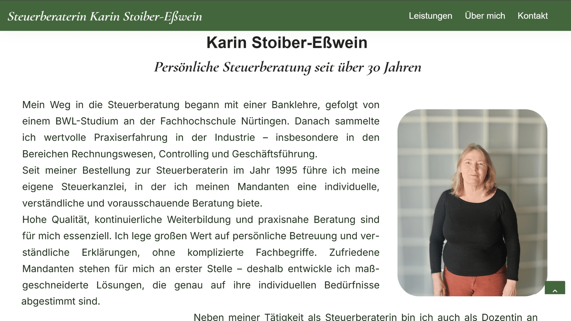 Website-Startseite der Kanzlei mit Call-to-Action auf Mobil- und Desktopansicht